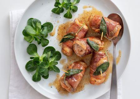 Forellen-Saltimbocca